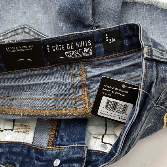 Cote De Nuits NWT Shorts for Juniors/Women 3/4 - Picture 5 of 7